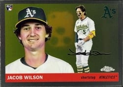 2025 Topps Chrome Platinum Base Set Jacob Wilson #283 card