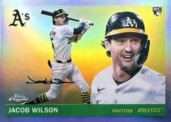 2025 Topps Chrome Platinum Base Set Jacob Wilson #283 card