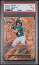 2025 Topps Gilded Collection Gold Storm Jacob Wilson #GS-16 card