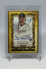 2025 Topps Gilded Collection Topps Gallery of Gold Autographs Jacob Wilson #GOG-JWI card