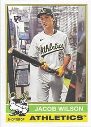2025 Topps Heritage Base Set Jacob Wilson #15 card