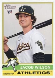 2025 Topps Heritage Base Set Jacob Wilson #15 card