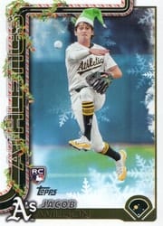 2025 Topps Holiday Base Set Jacob Wilson #H4b card