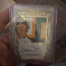 2025 Topps Inception Inception Autograph Jumbo Patch Jacob Wilson #IAJP-JWI card