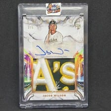 2025 Topps Inception Inception Autograph Jumbo Relic Hat Jacob Wilson #IAJH-JWI card