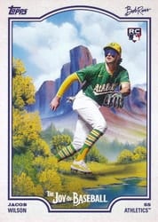 2025 Topps X Bob Ross: The Joy of Baseball Base Set Jacob Wilson #88 card