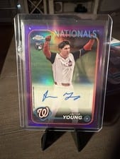 2024 Topps Chrome Update Autographs Jacob Young #AC-JY card