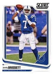 2018 Score Base Set Jacoby Brissett #144 card