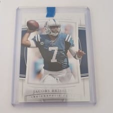 2019 Panini National Treasures Jacoby Brissett #39 card