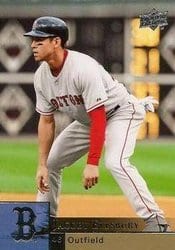 2009 Upper Deck Base Set Jacoby Ellsbury #42 card