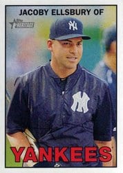 2016 Topps Heritage Base Set Jacoby Ellsbury #150 card
