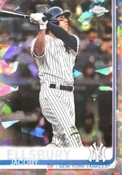 2019 Topps Chrome Sapphire Edition Base Set Jacoby Ellsbury #370 card
