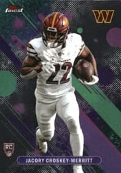 2025 Finest Base Set Jacory Croskey-Merritt #21 card