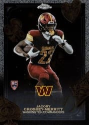 2025 Topps Chrome Fortune 15 Jacory Croskey-Merritt #F15-29 card