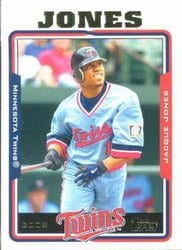 2005 Topps Base Set Jacque Jones #585 card