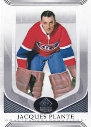 2020-21 SP Signature Edition Legends Base Set Jacques Plante #11 card