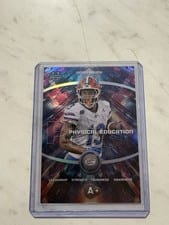 2025 Bowman University Chrome Physical Education Refractor Jadan Baugh #PE-16 card
