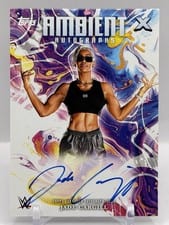 2025 Topps Exalted WWE Wrestling Ambient Autographs Jade Cargill #AMA-JCG card