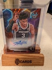 2023-24 Bowman University Best Best of 2023 Refractor Autographs Jaden Akins #B23-JA card