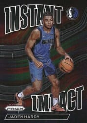 2022-23 Panini Prizm Instant Impact Jaden Hardy #16 card