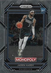 2022-23 Panini Prizm Monopoly Base Set Jaden Hardy #21 card