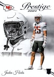 2024 Panini Prestige Base Set Jaden Hicks #345 card