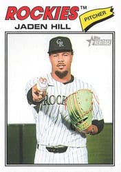 2026 Topps Heritage Base Set Jaden Hill #26 card