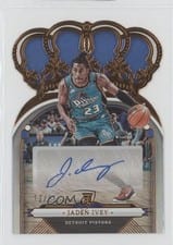 2022-23 Panini Crown Royale Rookie Crown Autographs Jaden Ivey #RCA-JIV card