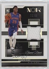 2022-23 Panini Noir Elegant Décor Rookie Jerseys Jaden Ivey #EDR-JIV card