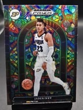 2022 Panini Prizm Draft Picks Stained Glass Jaden Ivey #SG-JI card