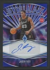 2023-24 Panini Phoenix Stellar Signatures Jaden Ivey #SS-JIV card
