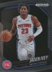 2024-25 Panini Prizm Black Base Set Jaden Ivey #69 card