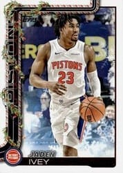 2025-26 Topps Holiday Base Set Jaden Ivey #H37 card
