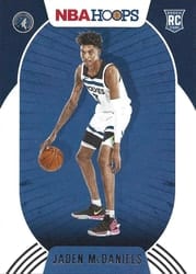 2020-21 Hoops Base Set Jaden McDaniels #245 card