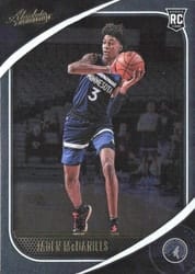 2020-21 Panini Absolute Memorabilia Base Set Jaden McDaniels #61 card