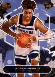 2020-21 Panini Court Kings Base Set Jaden McDaniels #76 card