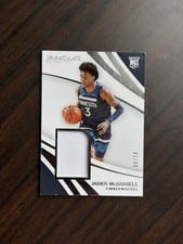 2020-21 Panini Immaculate Collection Remarkable Rookie Jerseys Jaden McDaniels #RRJ-JMD card
