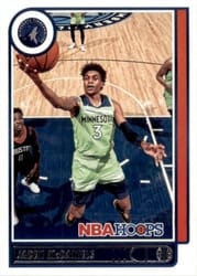 2021-22 Hoops Base Set Jaden McDaniels #191 card