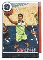 2021-22 Hoops Winter Base Set Jaden McDaniels #191 card