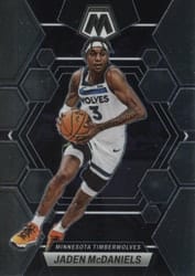 2022-23 Panini Mosaic Base Set Jaden McDaniels #58 card
