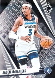 2023-24 Panini Phoenix Base Set Jaden McDaniels #19 card