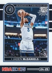 2024-25 Haunted Hoops Base Haunted Hoops Jaden McDaniels #158 card