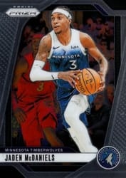2024-25 Panini Prizm Base Set Jaden McDaniels #175 card