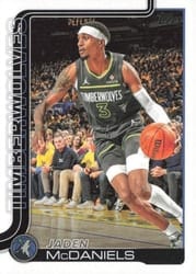 2025-26 Topps Base Set Jaden McDaniels #248 card