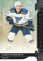 2019-20 Upper Deck Artifacts Base Set Jaden Schwartz #58 card