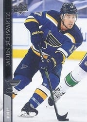 2020-21 Upper Deck Base Set Jaden Schwartz #406 card