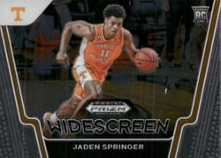 2021 Panini Prizm Draft Picks Widescreen Jaden Springer #8 card