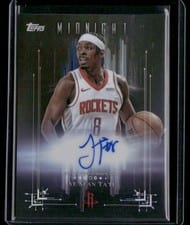 2025-26 Topps Midnight Dark Marks Signatures Jae'Sean Tate #DM-JT card