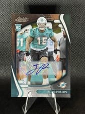 2021 Panini Absolute Signature Rookies Jaelan Phillips #154 card