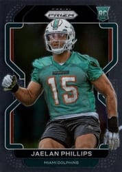 2021 Panini Prizm Base Set Jaelan Phillips #377 card